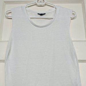 Topshop White Tank Top